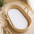 For Your Little One Quilted Moses Basket Mattress | 66 x 28 x 3 cm