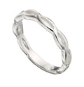 Twisted Pattern Ring in Sterling Silver by Gecko Jewellery Retail