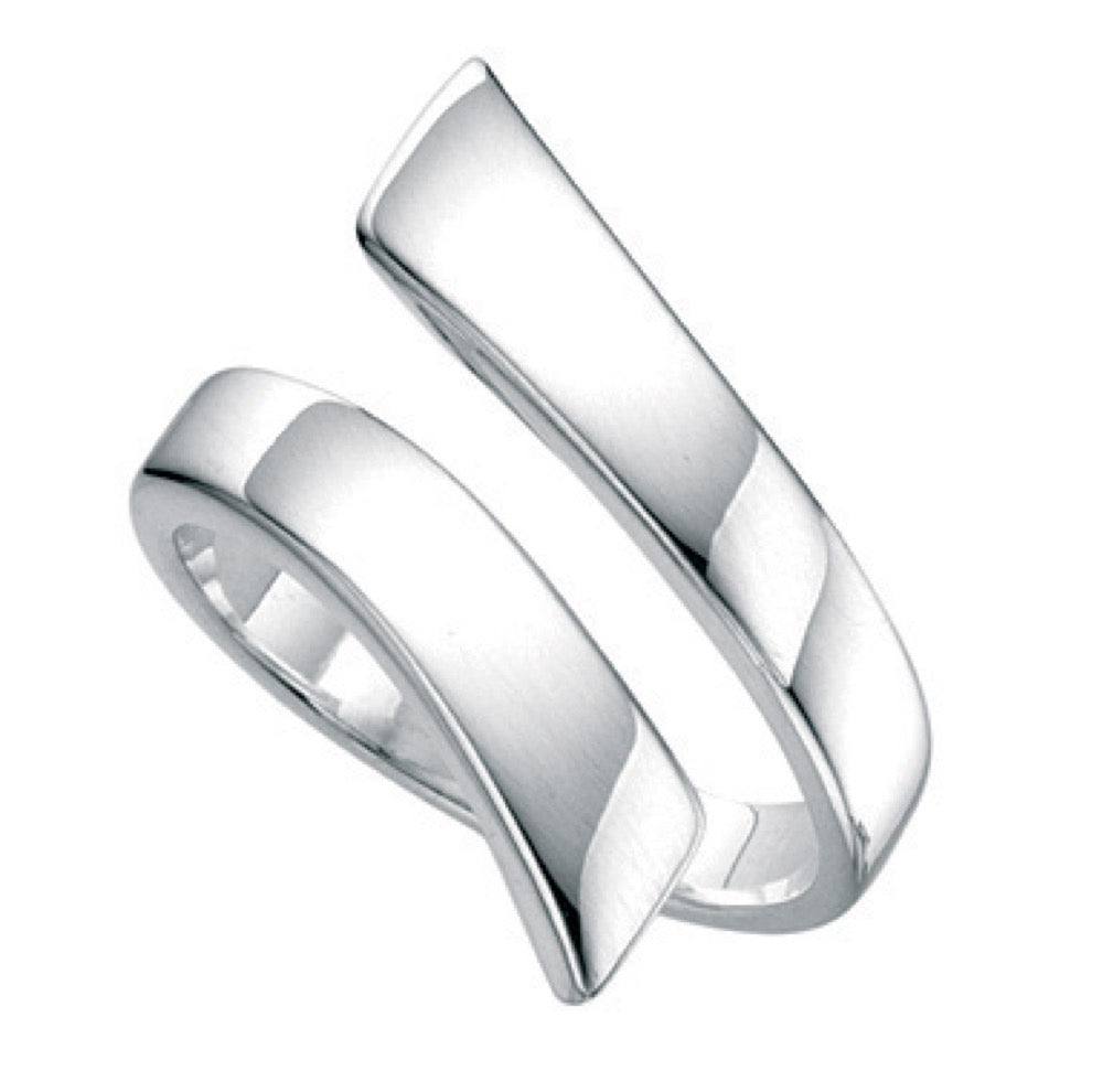 Sterling Silver Wrap Ring – Polished Finish by Gecko Jewellery Retail