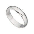 Gecko Jewellery Sterling Silver Plain Band Ring for Custom Engraving