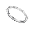Scroll Pattern Band Ring in Sterling Silver by Gecko Jewellery Retail