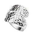 Hammered Wrap Ring by Gecko Jewellery Retail – Textured Silver Band
