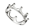 Crown Ring in Sterling Silver by Gecko Jewellery Retail – Regal Gift