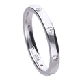 Diamonfire Station Set Band Ring | Sterling Silver Zirconia Jewellery