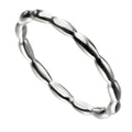 Gecko Jewellery Organic Band Ring – Classic Sterling Silver Accessory