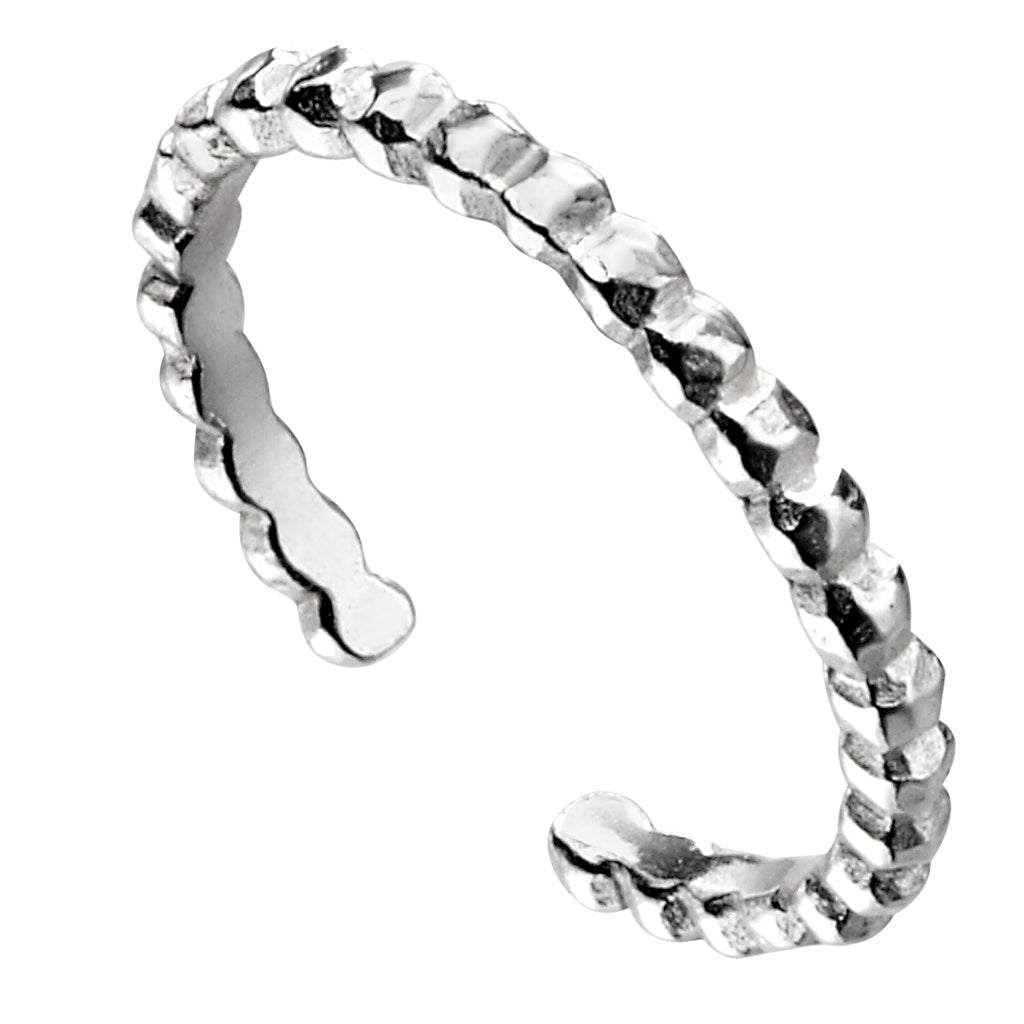Gecko Jewellery Retail Ball Toe Ring - Adjustable Silver Style Accessory