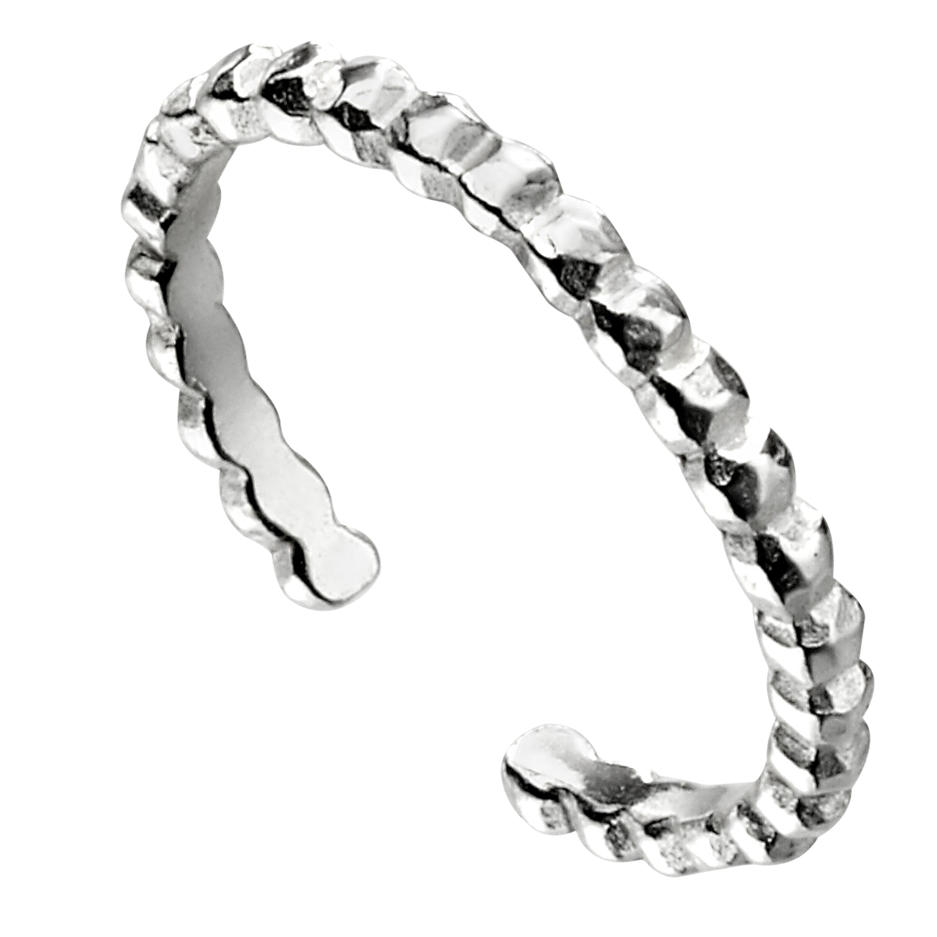 Gecko Jewellery Retail Ball Toe Ring - Adjustable Silver Style Accessory
