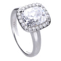 Diamonfire Cushion Cut Cocktail Ring | Sterling Silver Zirconia