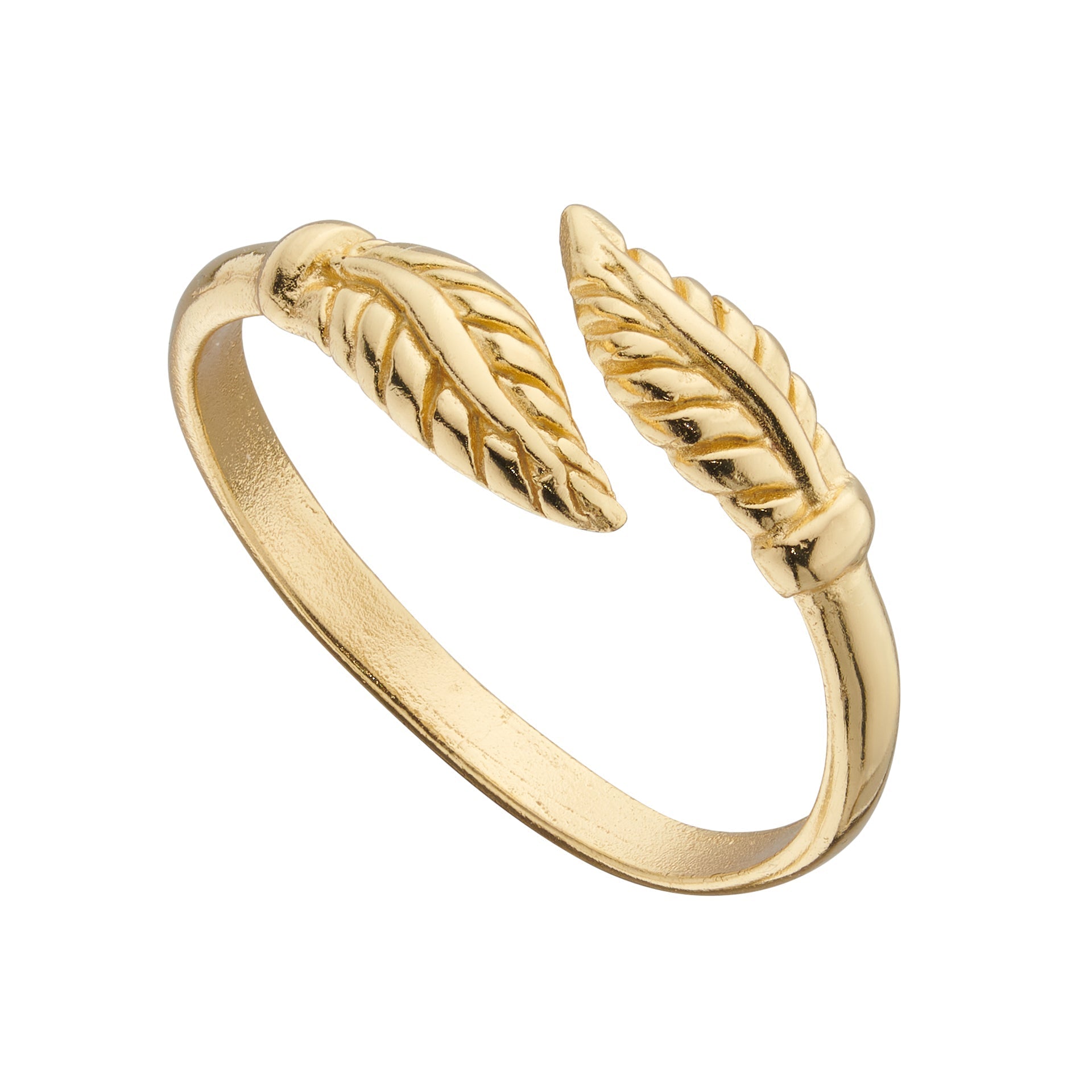 Gecko Jewellery Feather Wrap Around Toe Ring – Adjustable Silver Style