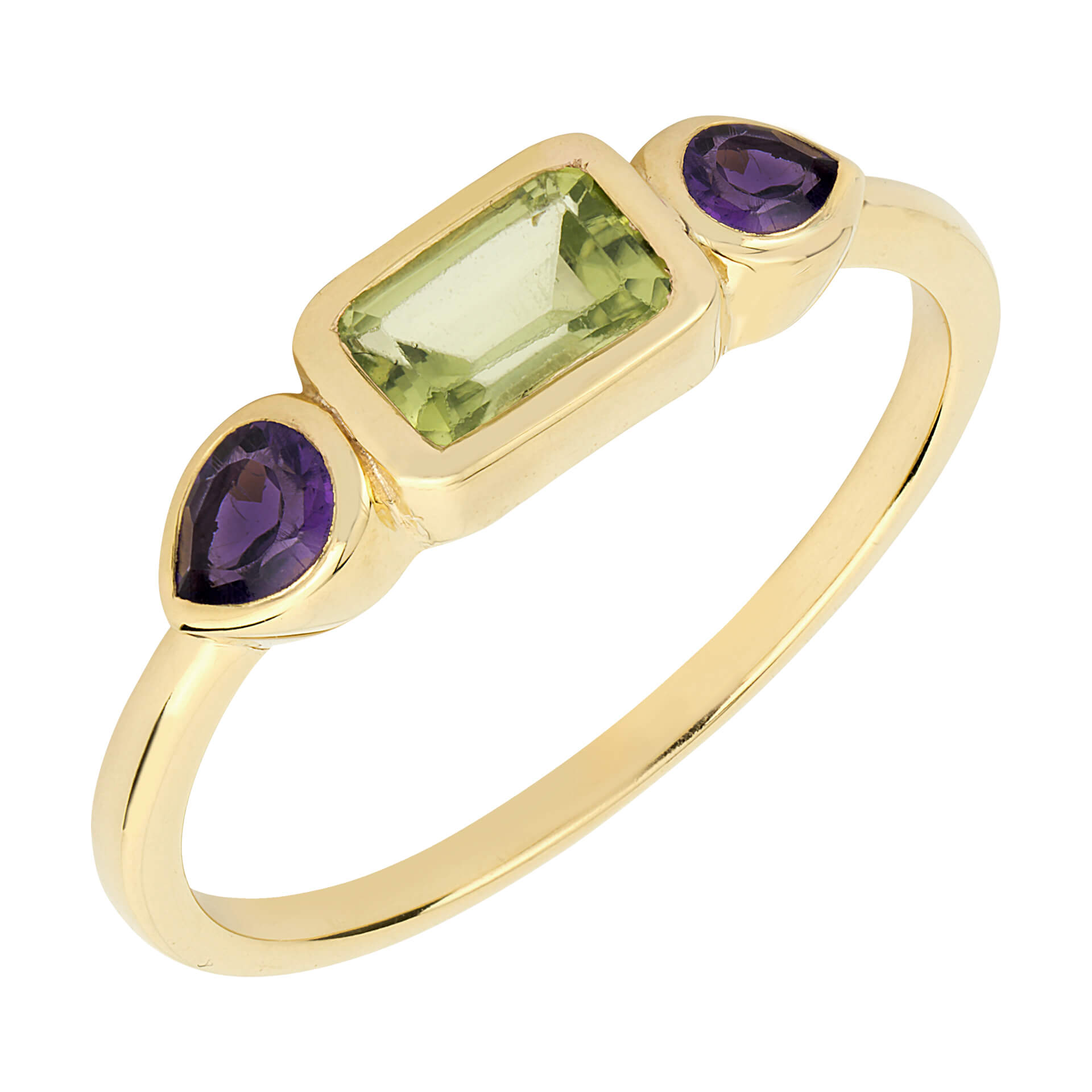 Gecko Jewellery Iris Petal Ring | Sterling Silver Floral Nature Band