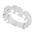 Elephant Band Ring by Gecko Jewellery – Recycled Sterling Silver