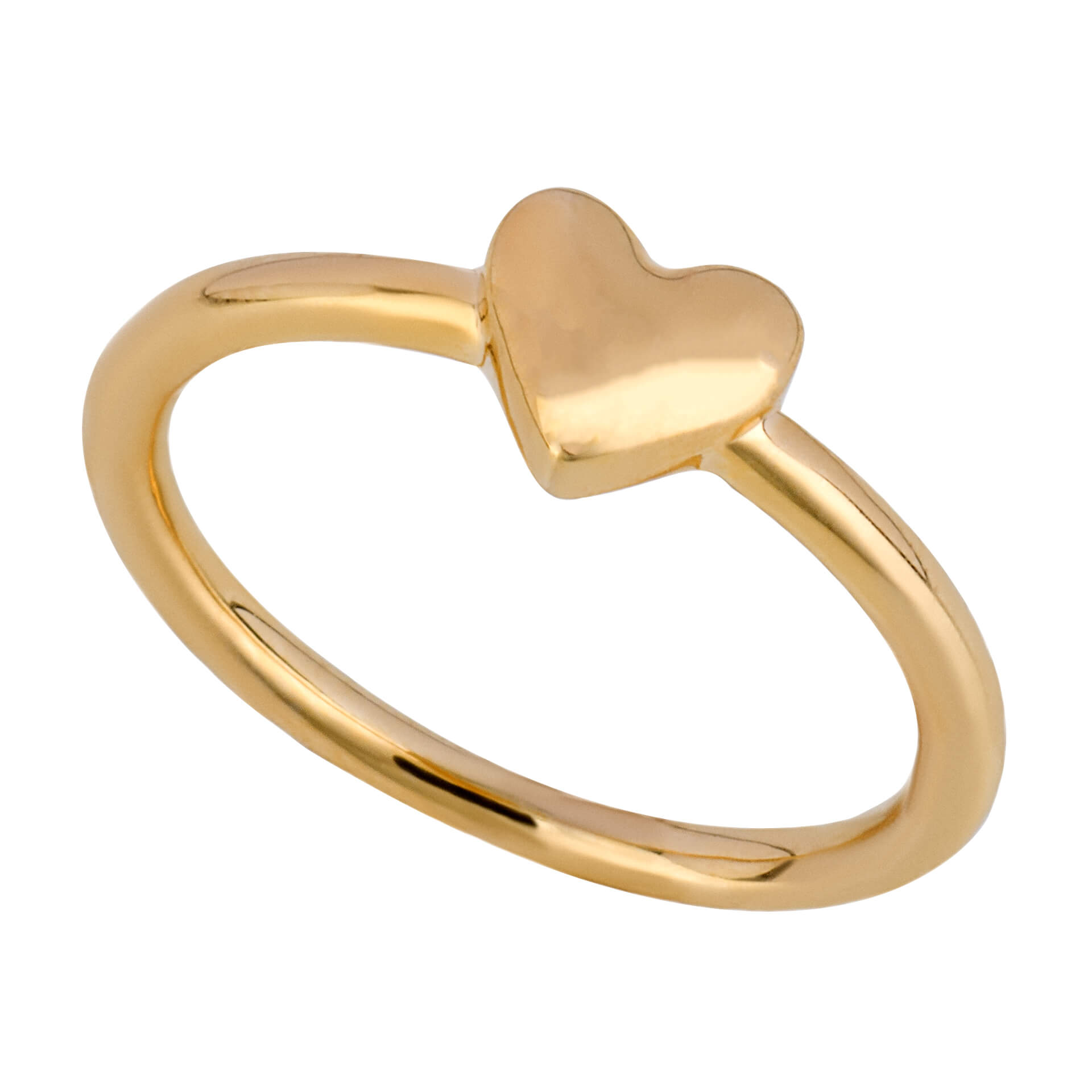 Puffed Heart Ring in Recycled Sterling Silver | Gecko Jewellery Retail