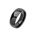 Black Plated Tungsten Ring