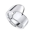 Gecko Jewellery Recycled Sterling Silver Minimalist Wrap Ring for Women