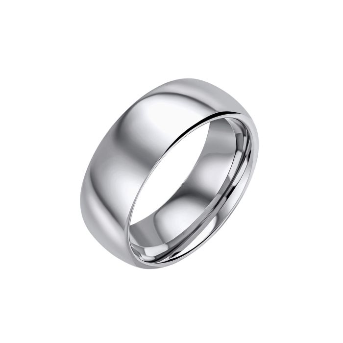 Gecko Jewellery Plain Polished Tungsten Ring – Durable Minimalist Band