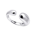 Gecko Jewellery Open Organic Shaped Ring | Recycled Sterling Silver