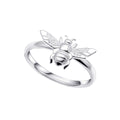 Bee Ring in Recycled Sterling Silver by Gecko Jewellery Retail