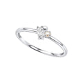 Gecko Jewellery Dainty Cluster Ring – Sterling Silver Pearl & Zirconia