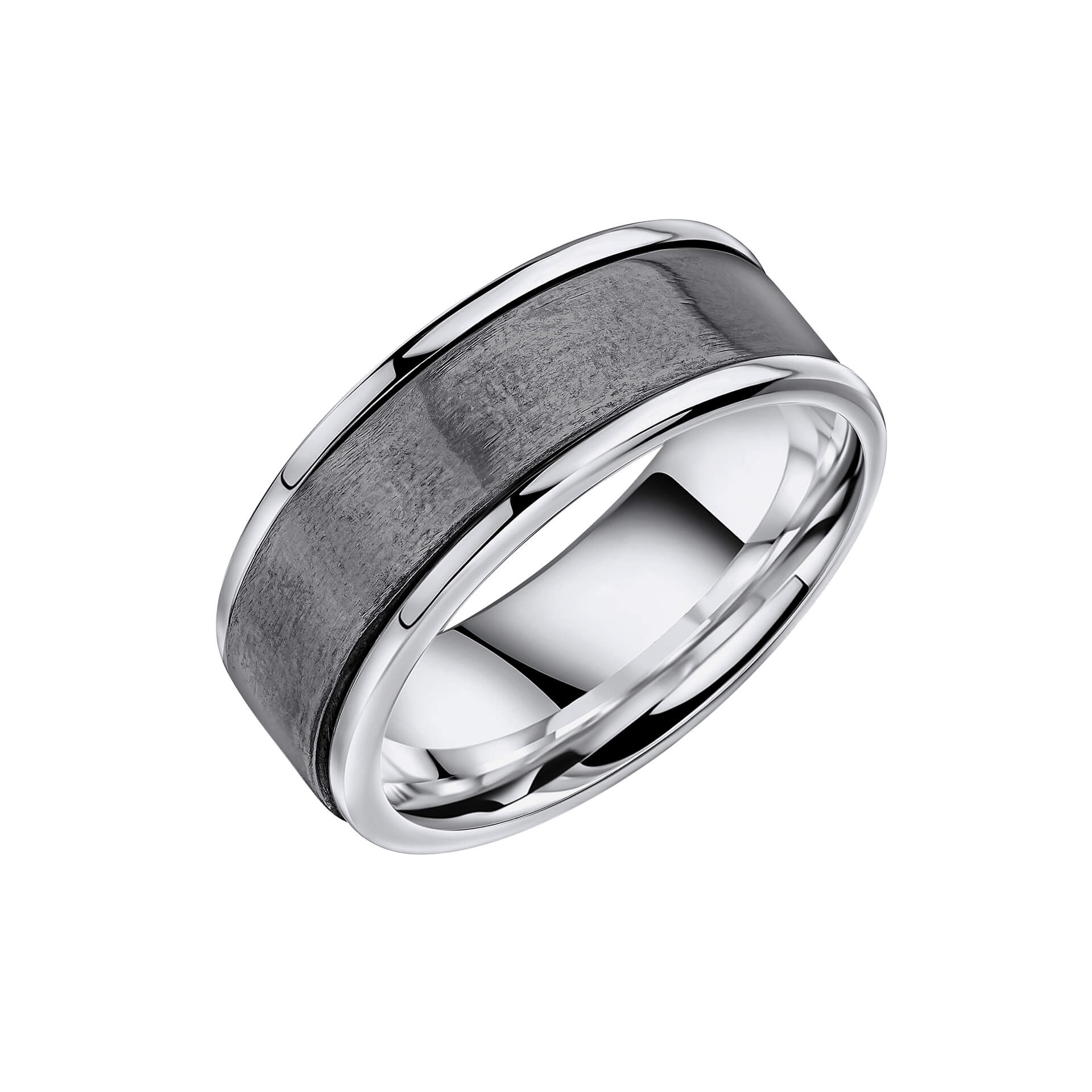 Gecko Jewellery Brushed Spinner Ring | Recycled Sterling Silver Band