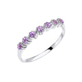 Laura Ashley Alford Meadow Light Amethyst Ring in Sterling Silver