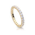 Diamonfire Zirconia Eternity Ring | Sterling Silver Band by Gecko