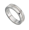 Gecko Jewellery Sterling Silver Cubic Zirconia Channel Set Band Ring