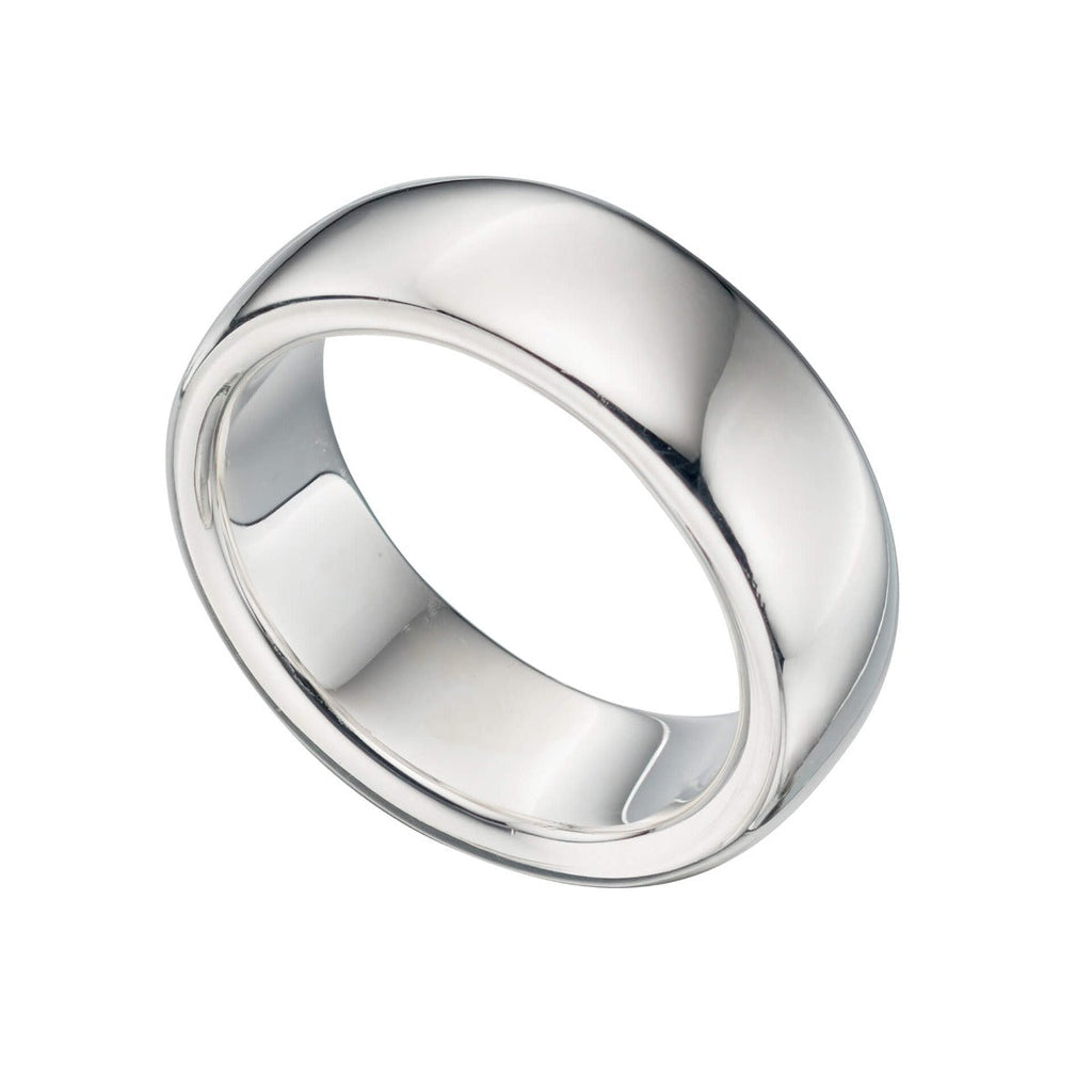 Solid Band Ring in Sterling Silver by Gecko Jewellery Retail