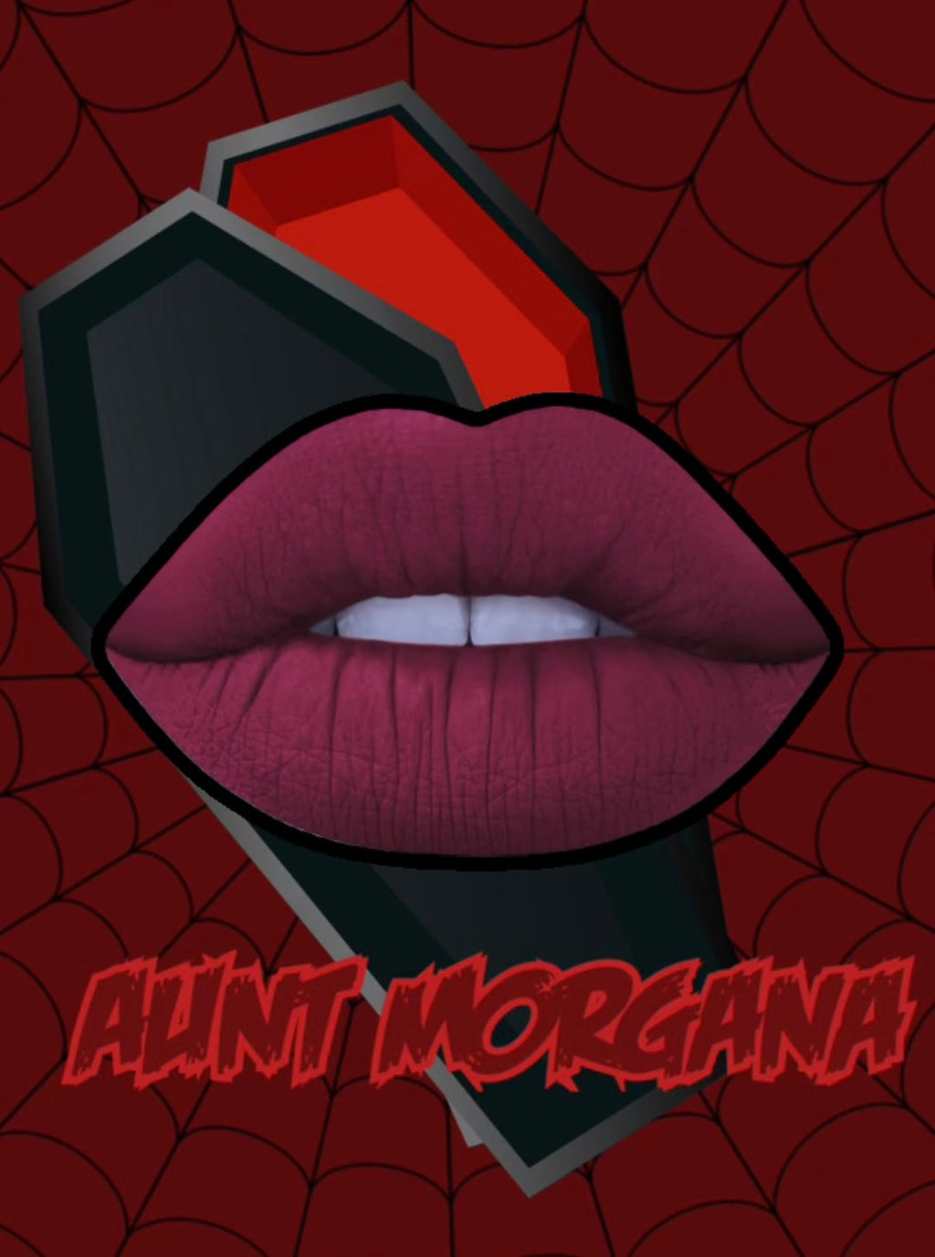 Radioactive Unicorn Aunt Morgana Lipstick – Dark Pink Raspberry Vegan