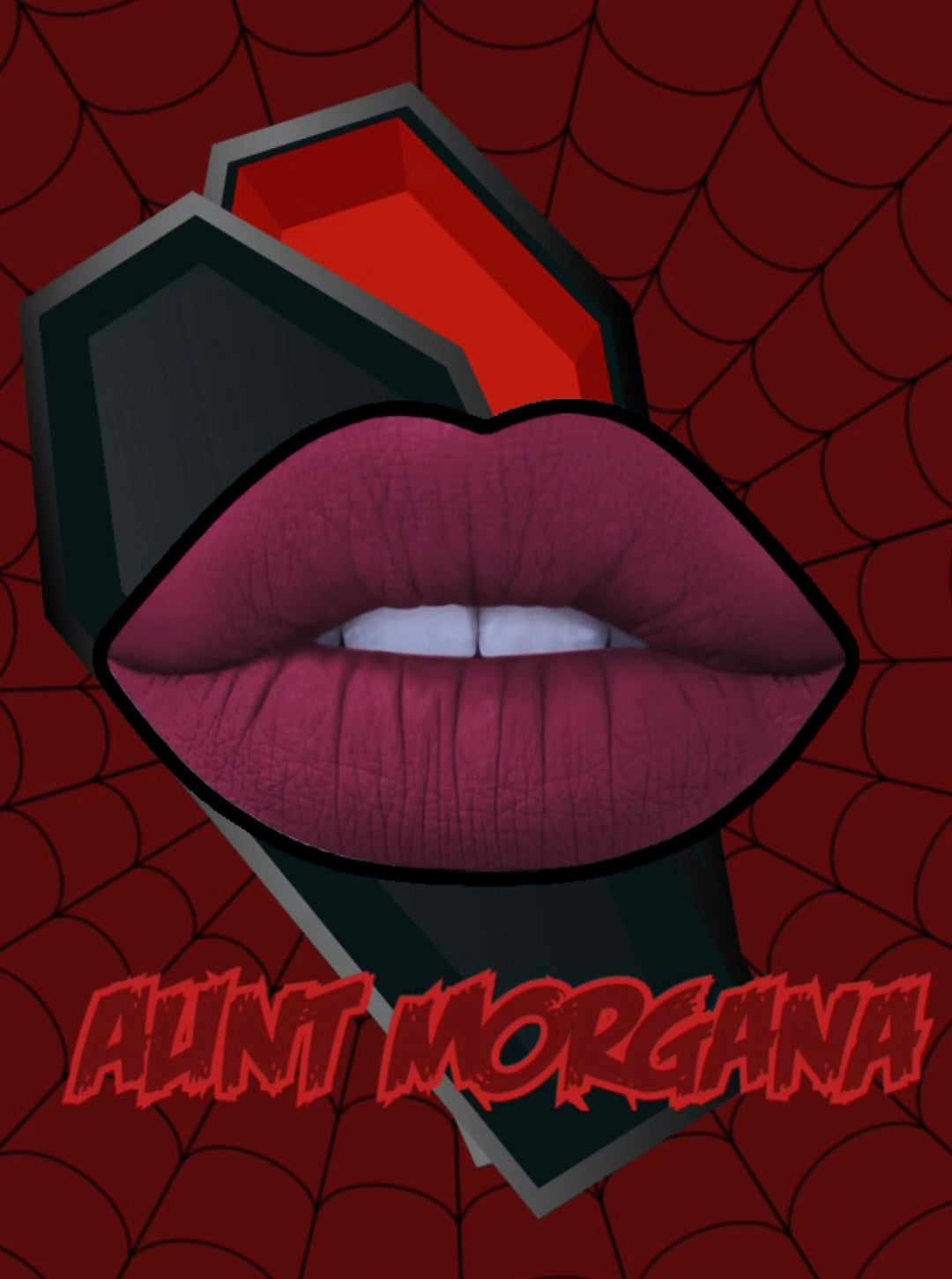 Radioactive Unicorn Aunt Morgana Lipstick – Dark Pink Raspberry Vegan