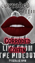 Radioactive Unicorn Corroded Coffin Matte Liquid Lipstick – Dark Red