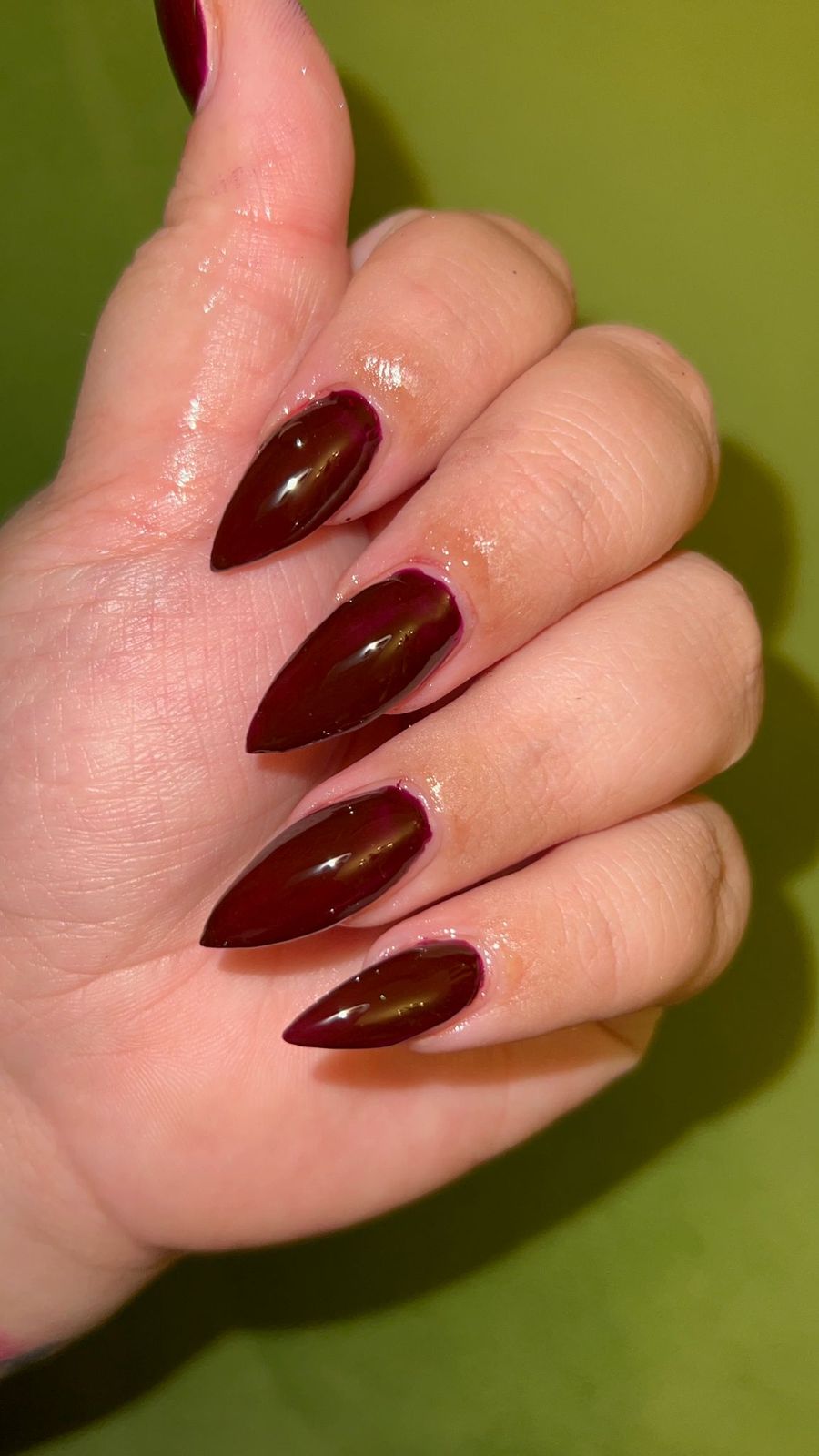 Radioactive Unicorn Demobats Nail Polish – Burgundy Red Purple 10ml