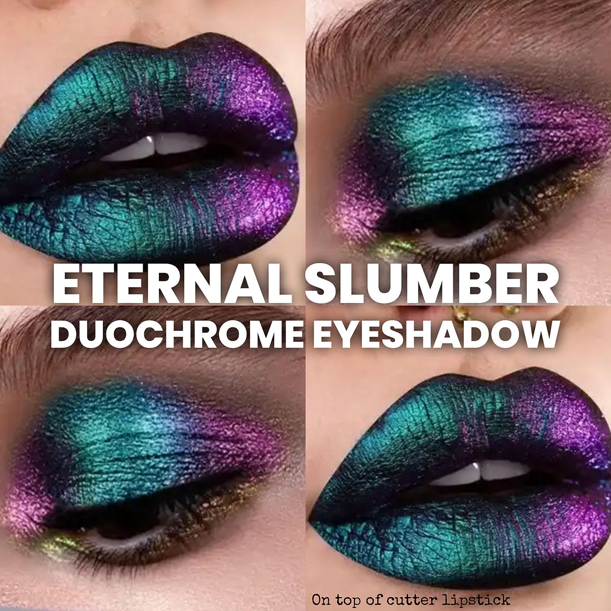Radioactive Unicorn Eternal Slumber Green Purple Duochrome Eye Shadow