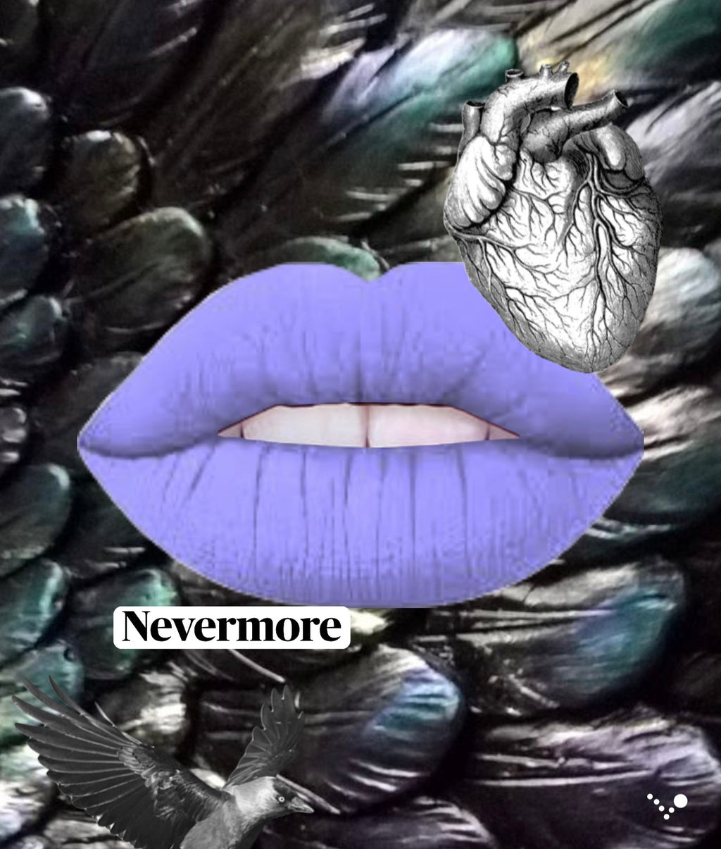 Radioactive Unicorn Nevermore Lilac Purple Liquid Lipstick - Vegan 8ml