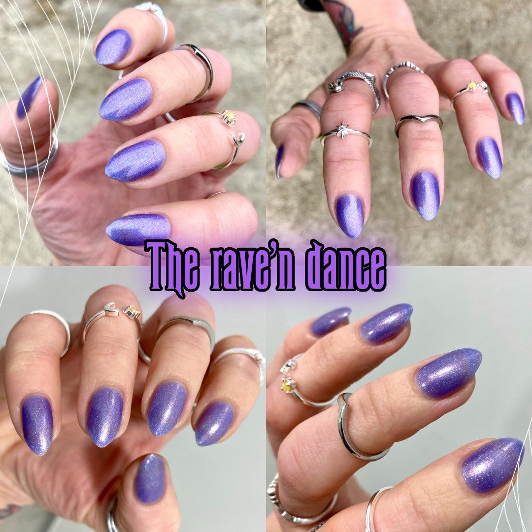 Radioactive Unicorn The Rave’n Dance Purple Glitter Nail Polish