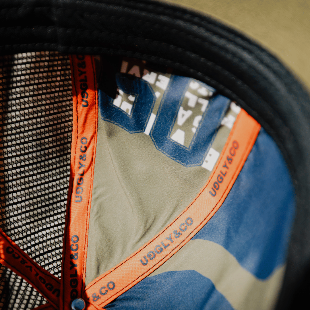 Uggly and Co Green Parts & Spares '09' Vintage Mesh Trucker Hat