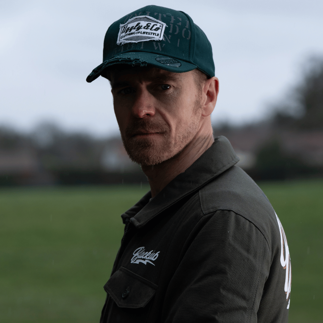 Uggly & Co Aviation Trucker Hat – Military Green Cotton Canvas Cap