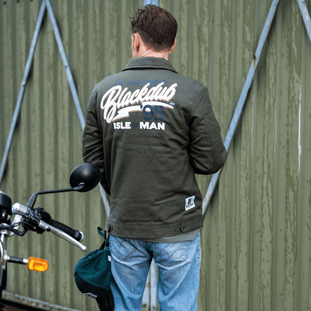 Uggly and Co Since 95' Mechanic Jacket – Green Cotton Canvas Workwear