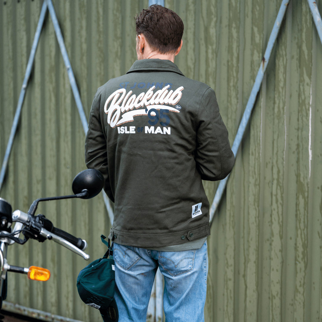 Uggly and Co Since 95' Mechanic Jacket – Green Cotton Canvas Workwear
