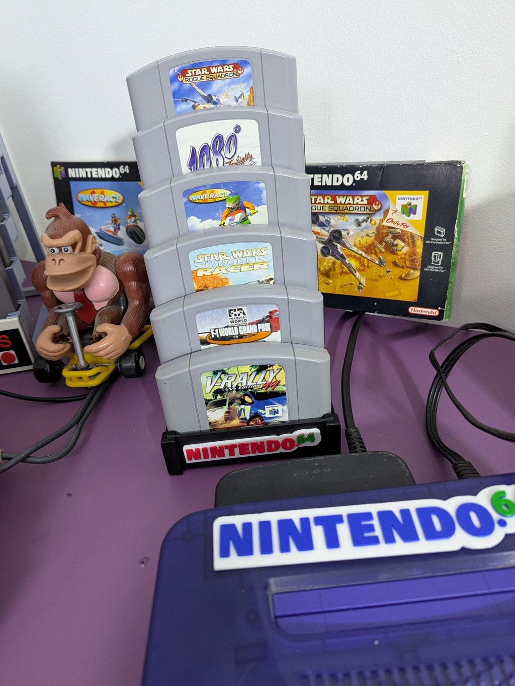 Chaddyverse Nintendo 64 Game Cartridge Stand | 3D Printed N64 Holder