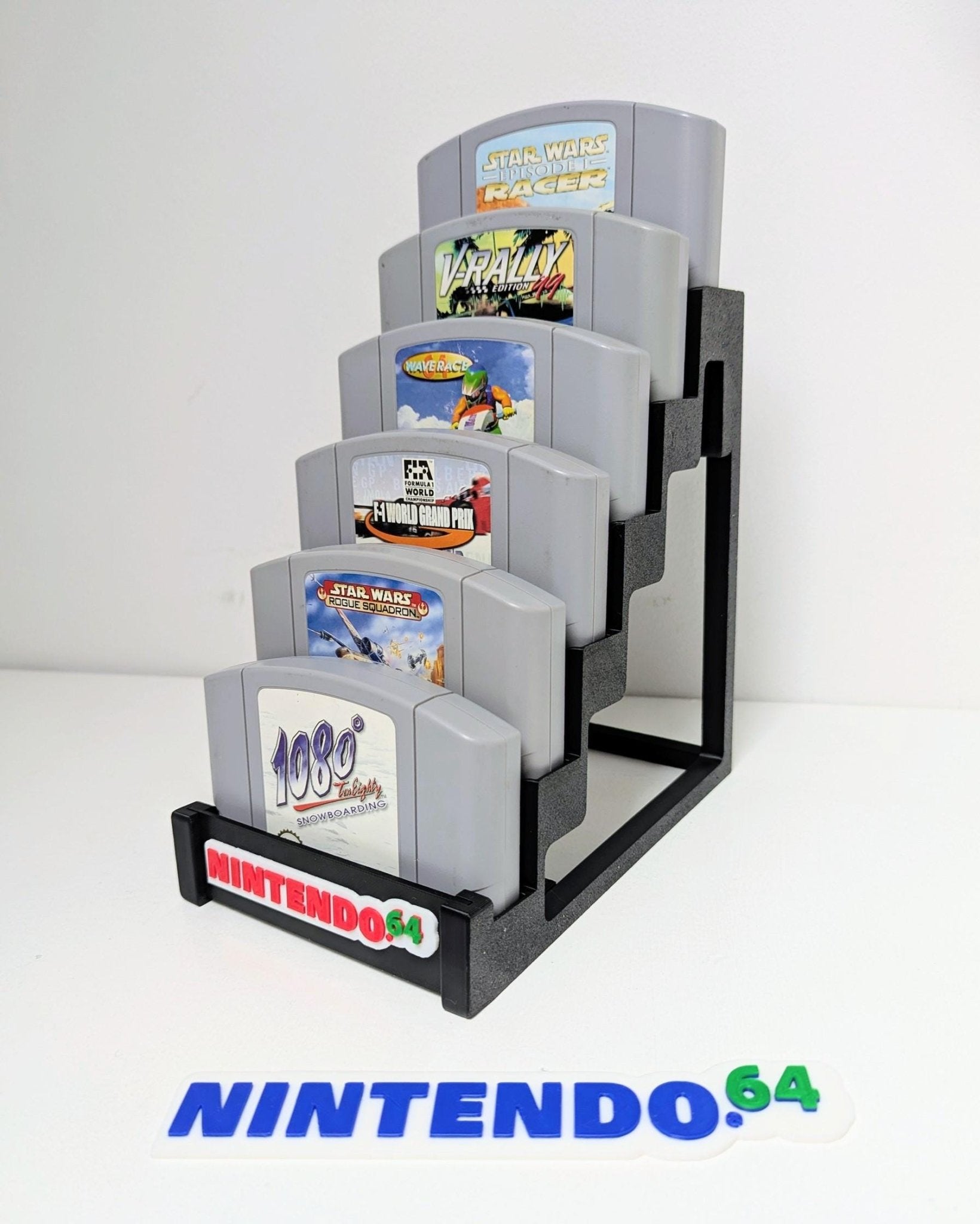 Chaddyverse Nintendo 64 Game Cartridge Stand | 3D Printed N64 Holder