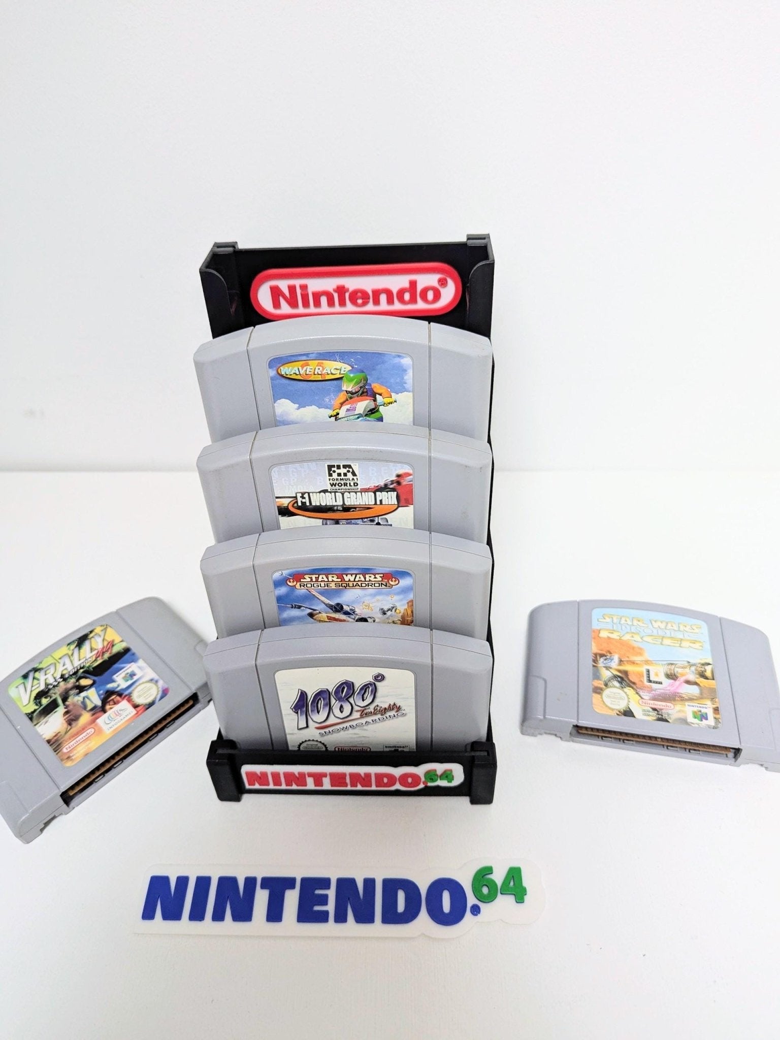 Chaddyverse Nintendo 64 Game Cartridge Stand | 3D Printed N64 Holder