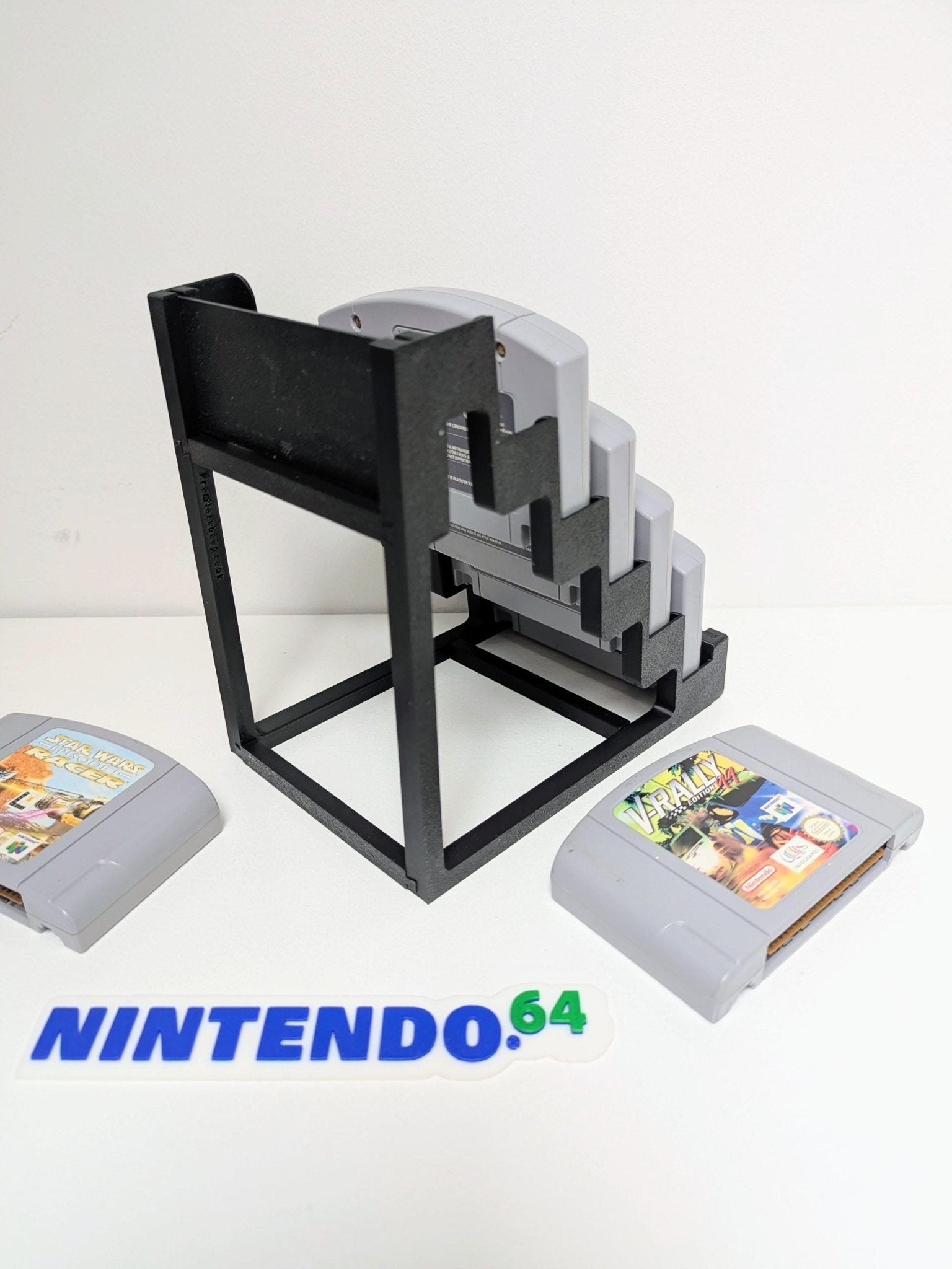 Chaddyverse Nintendo 64 Game Cartridge Stand | 3D Printed N64 Holder