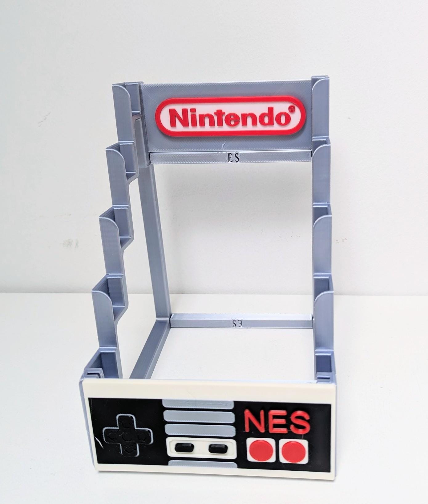 Chaddyverse NES Game Cartridge Stand - 3D Printed 5 Slot Retro Display
