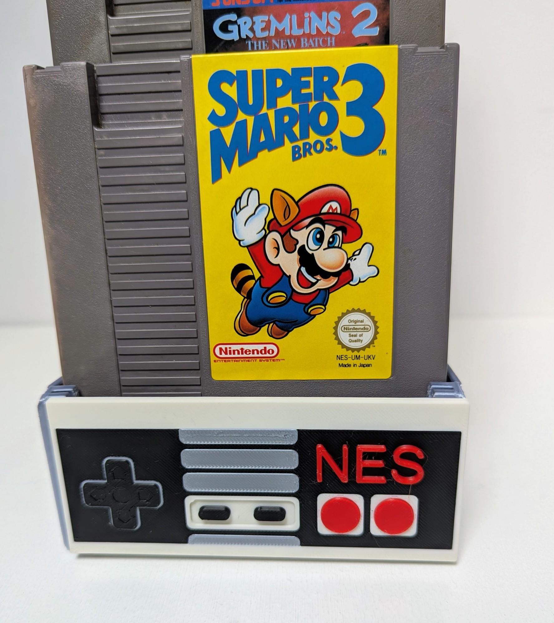 Chaddyverse NES Game Cartridge Stand - 3D Printed 5 Slot Retro Display