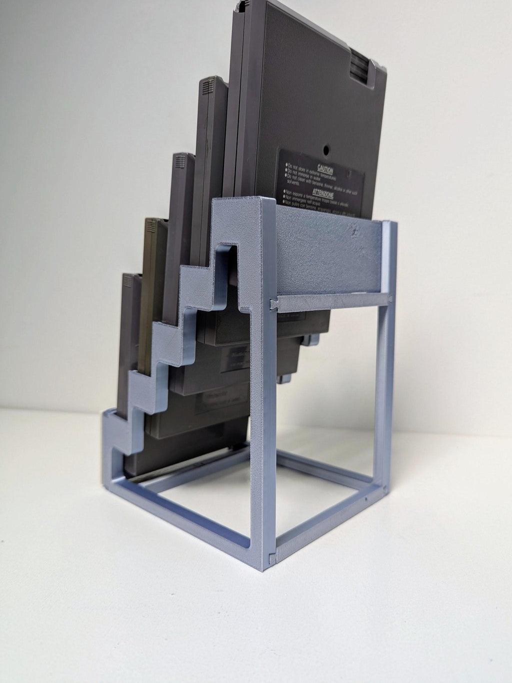 Chaddyverse NES Game Cartridge Stand - 3D Printed 5 Slot Retro Display