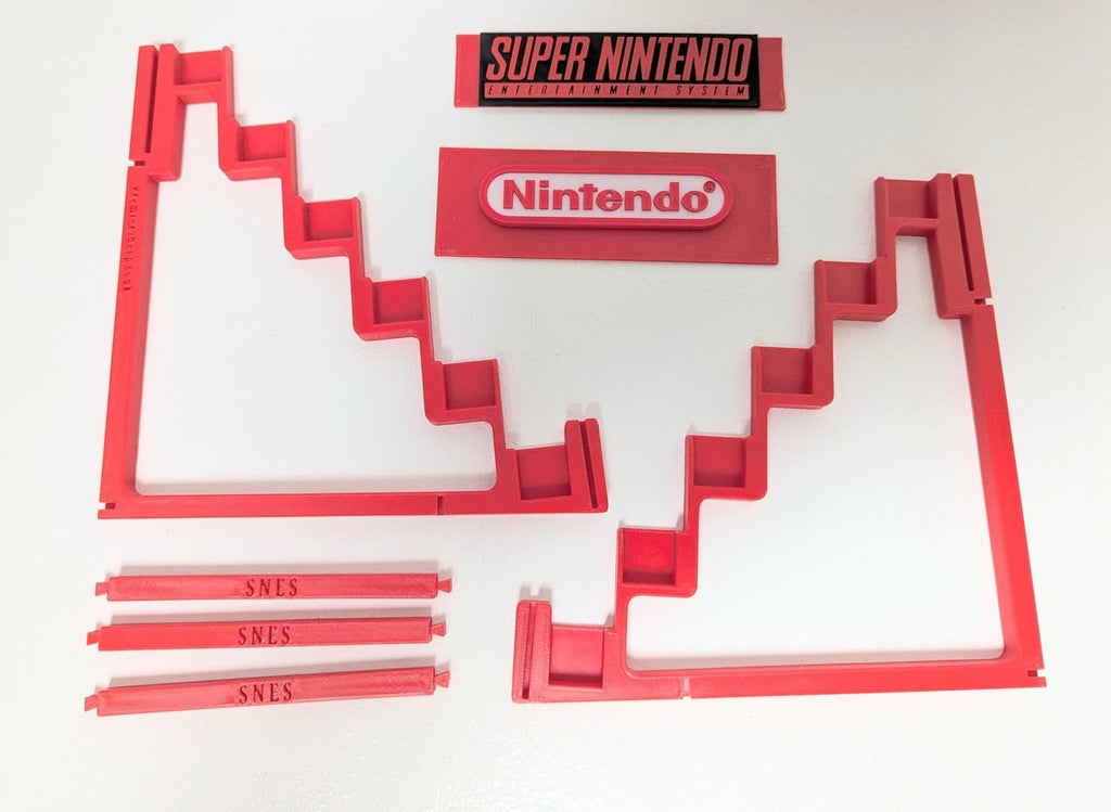 Chaddyverse SNES & Super Famicom Game Cartridge Stand - 6 Slot Display
