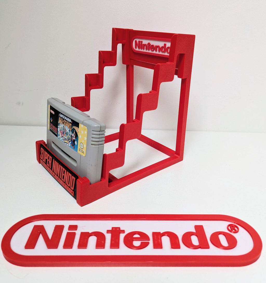 Chaddyverse SNES & Super Famicom Game Cartridge Stand - 6 Slot Display