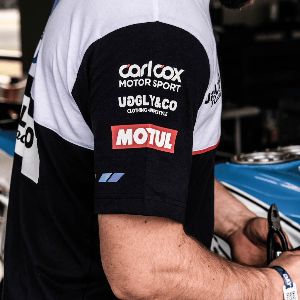 Uggly & Co Team Classic Suzuki Racing Tee – 100% Cotton Graphic T-Shirt