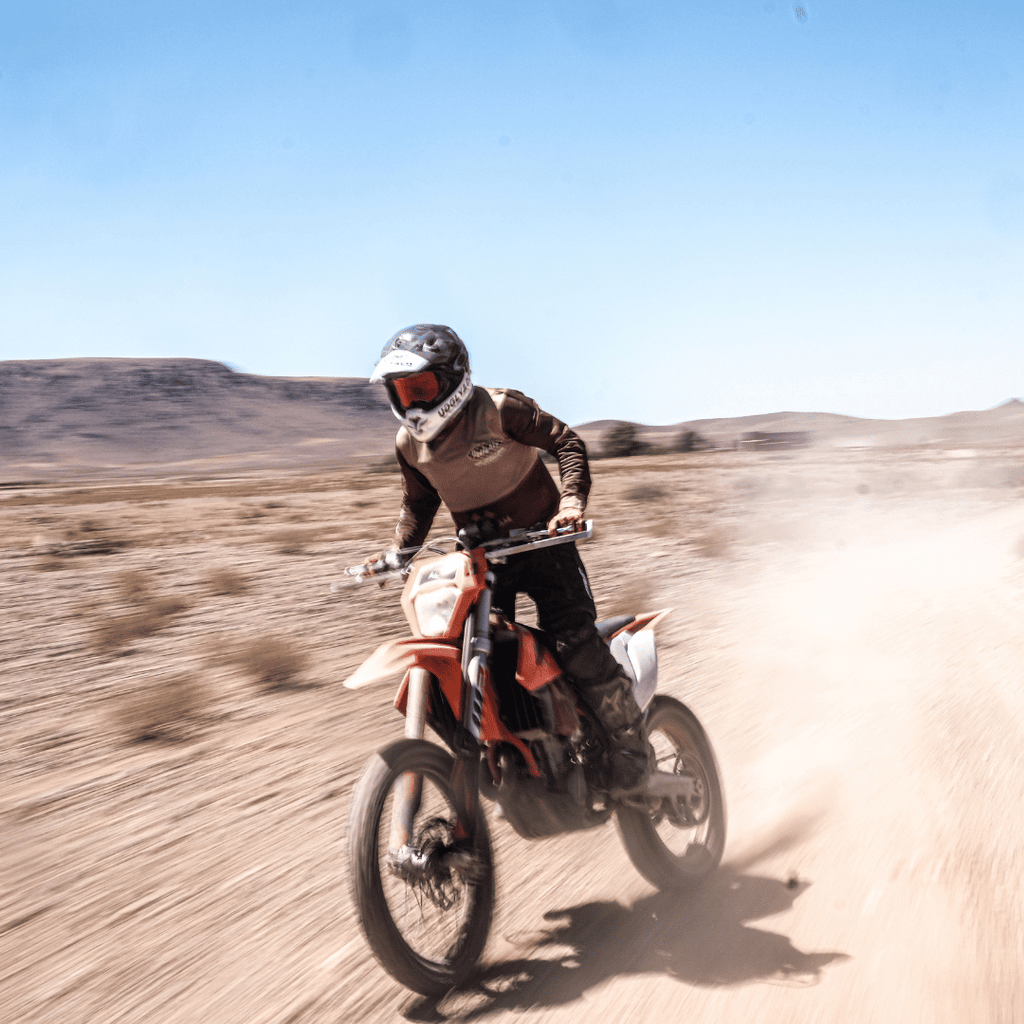 Uggly&Co No.1 Vintage Motocross Jersey – Brown & Beige MX Shirt