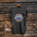 Uggly and Co Aviation Circle Wings Graphic Tee – 100% Cotton T-Shirt
